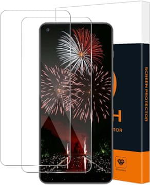 shumee 2X KALJENO STEKLO ZA ONEPLUS NORD 2 VISOKA ZAŠČITA SOLID DURABLE