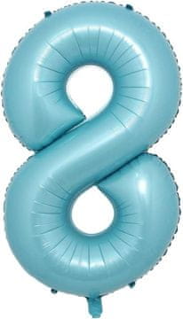 shumee VIJOLIČEN BALON ŠTEVILKA 8 ROJSTNI DAN MODER