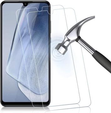 shumee 2x 9H KALJENO STEKLO ZA HUAWEI P30 LITE SOLID ENOSTAVNA NAMESTITEV VISOK