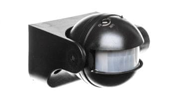 Kanlux Senzor gibanja 1200W 165 stopinj ALER JQ-30-B IP44 črne barve 00461