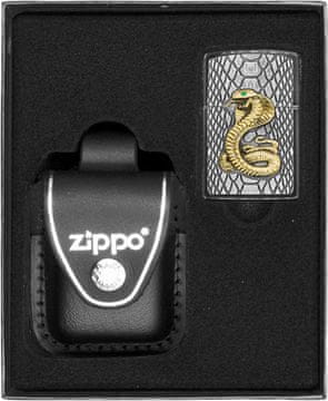 shumee Darilni set ZIPPO vžigalnika COBRA št. 3