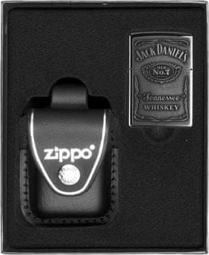 shumee Vžigalniki ZIPPO JACK DANIELS LABEL CHROME darilni št. 3