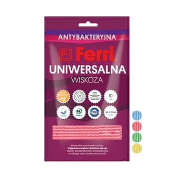 shumee F-120 FERRI univerzalna antibakterijska viskozna krpa a'10
