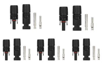 shumee 5x FOTOVOLTAIČNI PANEL PRIKLJUČEK MC4 PRIKLJUČEK SOLARNI PANEL 30A
