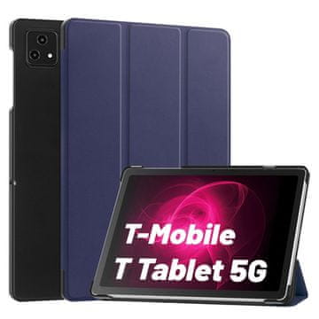 shumee Ovitek za tablico T-Mobile T 5G 1036, ovitek za knjigo Alogy, temno moder