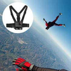 shumee Nastavljiv nosilec za prsni pas za GoPro Hero 1098765