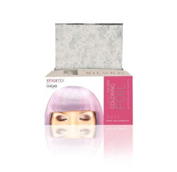 shumee STYLETEK Rezana valovita folija 500 kosov srebrne barve
