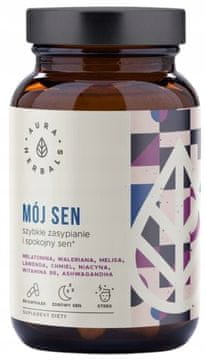 shumee Aura Herbals MOJ SPANEC Hitro in mirno zaspite Spanec Melatonin 60 kapsul.