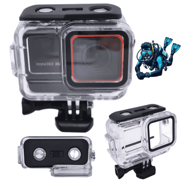 shumee 40m3 vodoodporno potapljaško ohišje, podvodno zaščitno ohišje za Insta360 ACE