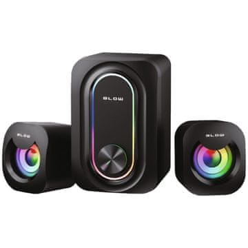 shumee 66-399# 2.1 igralni računalniški zvočniki z nizkotoncem