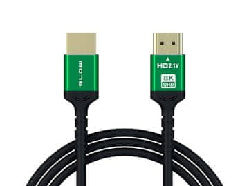 shumee 96-648# HDMI-HDMI 8k zeleni ravni konektor 3 m