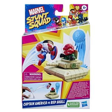 HASBRO Hasbro Stunt Squad Capitan America proti Red Skullu