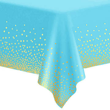 shumee Modri prt z zlatimi konfeti 137x274 cm