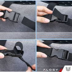 shumee Alogy organizator za avto, torba za prtljažnik, etui za telefon, knjiga, pijača, robčki, črne barve