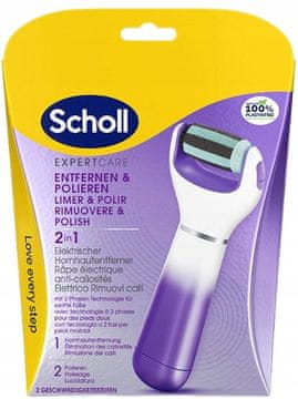 shumee SCHOLL EXPERT CARE električna pilica za stopala vijolična 1 kos