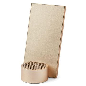 shumee Lexon City Energy Pro 10W induktivni polnilnik z Bluetooth zvočnikom svetlo zlate/mehko zlate barve LD145D9