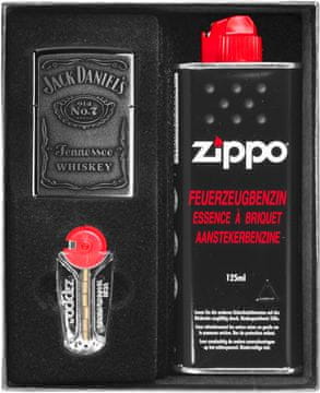 shumee Vžigalniki ZIPPO JACK DANIELS LABEL CHROME darilo št. 1