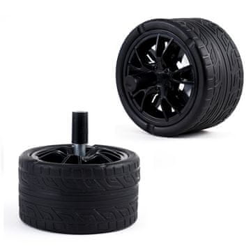 shumee Avtomatski vrtljivi pepelnik 11,5 cm RIM KOŁO črn