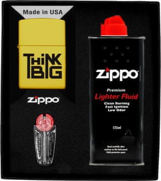 shumee Komplet vžigalnikov ZIPPO THINK BIG DESIGN darilo št. 1