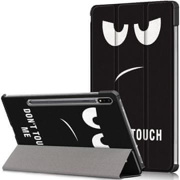 shumee Ovitek za tablični računalnik Alogy Book Cover za Samsung Galaxy Tab S7 Plus S8 Plus 124 T970 T976B X800 X806 Ne dotikaj se me