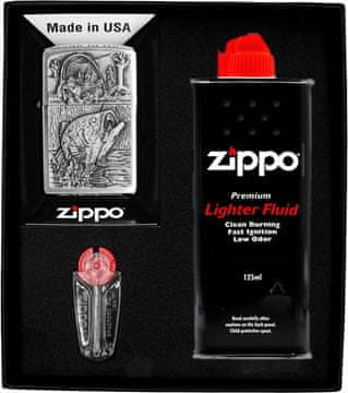 shumee Darilni set vžigalnikov ZIPPO FISHING EMBLEM št. 1
