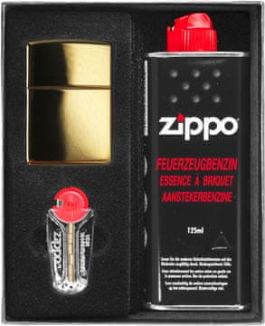 shumee Darilni set vžigalnikov ZIPPO BRASS HIGH POLISH št. 1