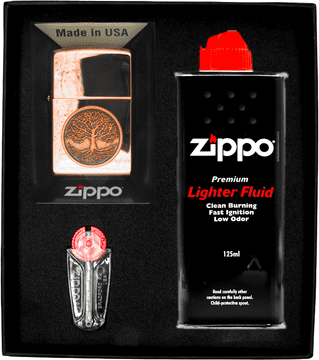 shumee Darilni set vžigalnikov ZIPPO TREE OF LIFE COPPER EMBLEM št. 1