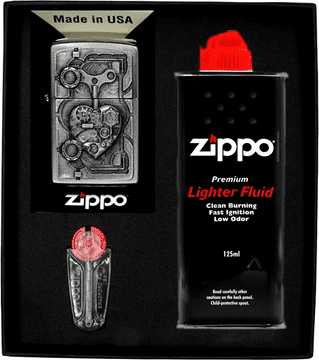 shumee Darilni set vžigalnikov ZIPPO STEAMPUNKT HEART št. 1