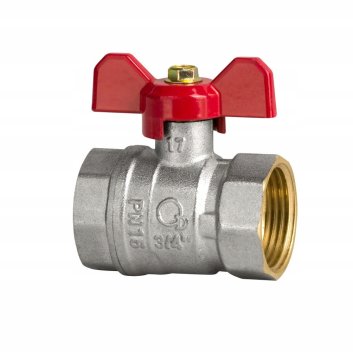 shumee 3/4-PALCNI KROGELNI VENTIL Z METULJČKO IN TESNILKO TESNILKA x TESNILKA