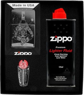 shumee ZIPPO komplet vžigalnikov AERONAUT IN SPACE DESIGN darilo št. 1