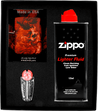 shumee Vžigalniki ZIPPO SPOOKY SKULL DESIGN darilo št. 1