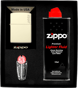 shumee Darilni set vžigalnikov ZIPPO WHITE MATTE LOGO št. 1