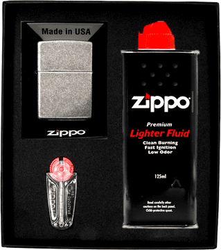 shumee Darilni set vžigalnikov ZIPPO ANTIQUE SILVER št. 1