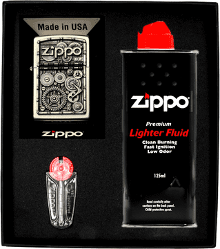 shumee Darilni set za vžigalnik Zippo GEAR WEELS št. 1