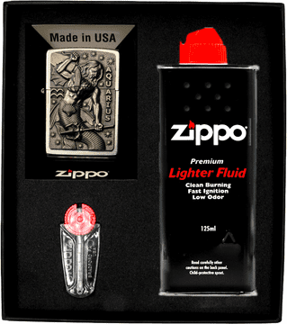 shumee ZIPPO komplet vžigalnikov ZODIAC AQUARIUS AQUARIUS darilo št. 1