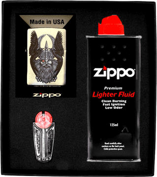 shumee Darilni set vžigalnikov ZIPPO ODIN WITH RAVIN št. 1