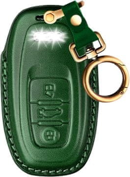shumee ZELENA USNJENA ETUI ZA KLJUČE AUDI A4 A5 Q5 TT S4