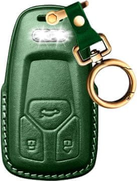 shumee ZELENA USNJENA ETUI ZA KLJUČE AUDI A4 A5 Q5 TT S4