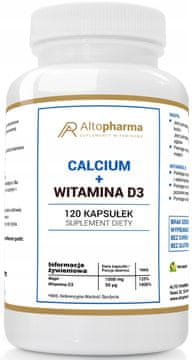 shumee Altopharma kalcij + vitamin D3 kalcij 120 kapsul.