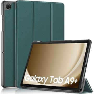 shumee Ovitek za Samsung Galaxy Tab A9 Plus 2023 11 X210X215X216 etui za tablico Case Alogy Book Cover Green
