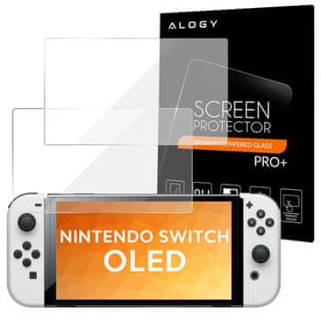 shumee 9H Alogy kaljeno steklo zaščitno folijo za Nintendo Switch OLED