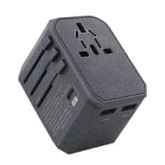 UNIQ 33W UNIQ Power Delivery Hitro polnjenje 2xUSB stenski polnilnik siv