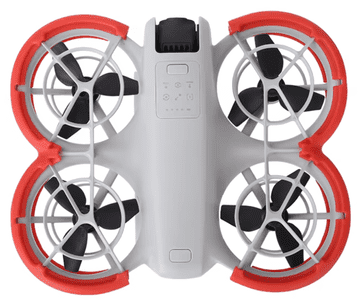 shumee Gumijasta zaščita propelerja za dron DJI NEO - rdeča