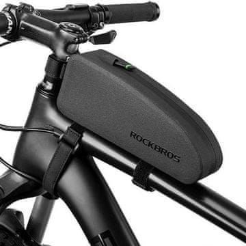 shumee RockBros AS0191 Črna vodoodporna torba za okvir kolesa