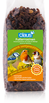 shumee Claus Futterrosinen für Wildvögel - sultanine rozine za vse ptice 750g