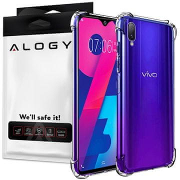 shumee Silikonski ovitek Alogy Armor za Vivo Y93, prozoren, odporen proti udarcem