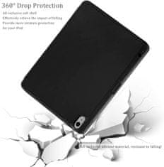 shumee ČRNI OVITEK ZA IPAD AIR 4/5 GEN 10,9 INČ Z ZAKLOPKOM IN PROSTOROM ZA PISOLO