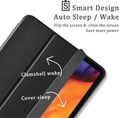 shumee ČRNI OVITEK ZA IPAD AIR 4/5 GEN 10,9 INČ Z ZAKLOPKOM IN PROSTOROM ZA PISOLO