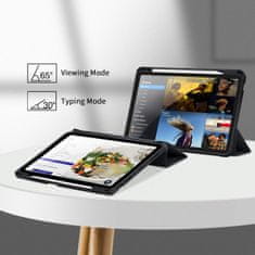 shumee ČRNI OVITEK ZA IPAD AIR 4/5 GEN 10,9 INČ Z ZAKLOPKOM IN PROSTOROM ZA PISOLO
