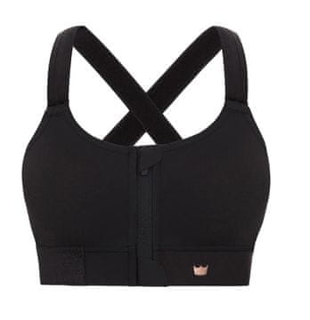 shumee ŠPORTNI NEDRČEK SHEFIT ČRN + ZLAT SREDNJA PODPORA NASTAVLJIV M